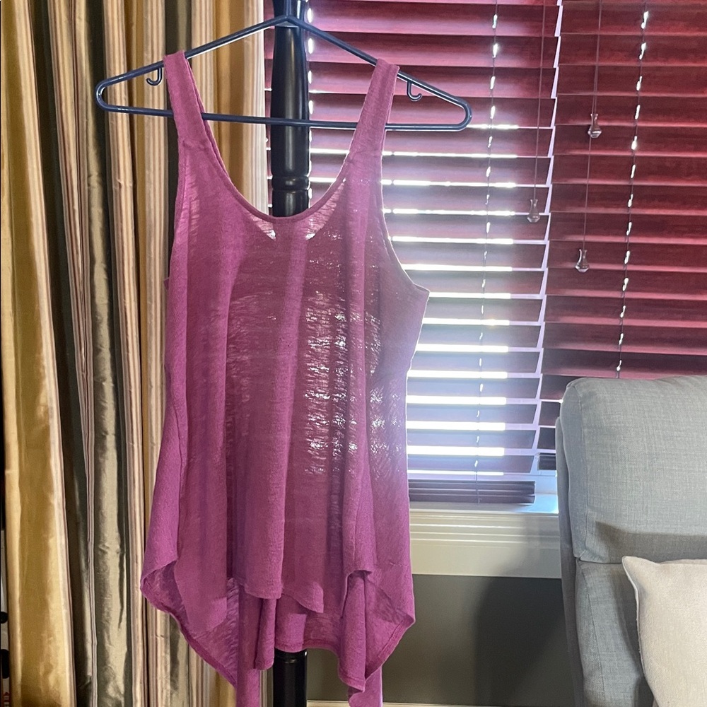 Prana Magenta Knit Top